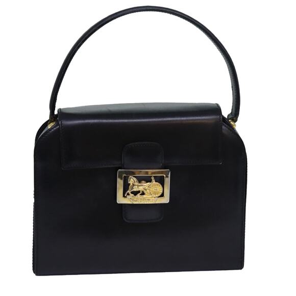CELINE Hand Bag Leather Black - Picture 1 of 11